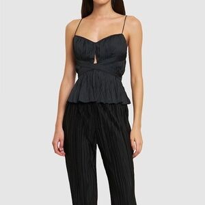 Ulla Johnson Lise pleated tech top